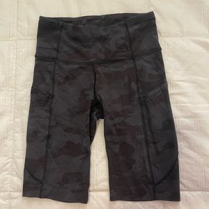 Fast and free lululemon 10” biker shorts